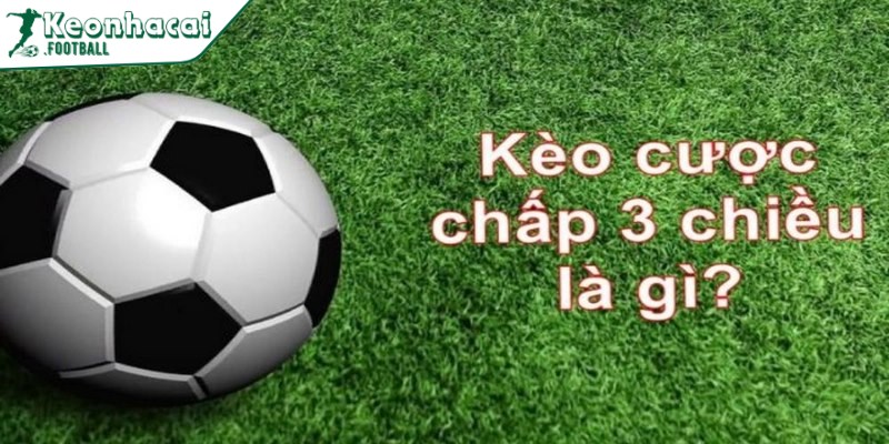 Kèo cược chấp 3 chiều - Dạng cược bóng đá mới mẻ 3 Hướng dẫn đọc kèo cược chấp 3 chiều chuẩn xác