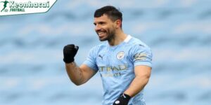 Sergio Aguero sở hữu thành tích 184 bàn thắng sau 275 trận 
